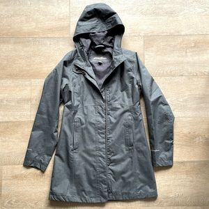 Eddie Bauer Grey Rain Jacket in XS